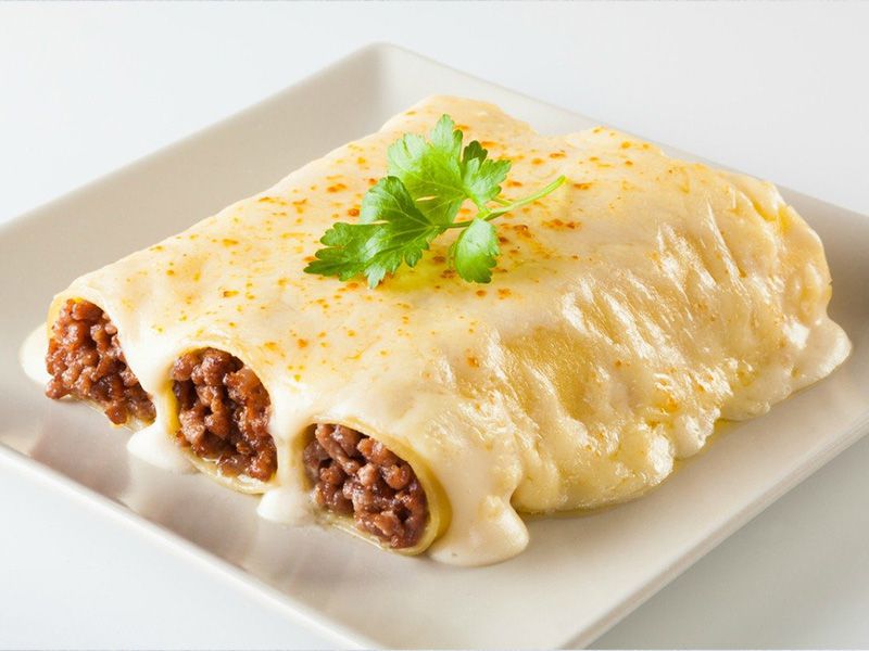 CANELONES DE RUSTIDO